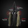 FOUNDING FORGERS D2 Pocket Knife For Men | Tactical EDC Knife With Case 3.75