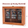 Anxiety Bookshelf with 200 Unique Miniature Books - 9.84 x 7.87 Inches - Creative Display and Relaxation Decor, Shake Bookshelf Shake Away Your Anxiety