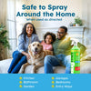 BugMD 32 oz Ant Killer & Bug Spray - Roach and Cockroach Killer Indoor, Spider and Flea Spray for Home, Fly and Insect Defense, Natural, Safe with Essential Oils, Plant-Powered, Pest Control Pack of 2