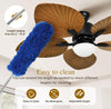 YITAHOME Tropical Ceiling Fan with Lights, 3 Ways Control, Dimmable 52 Inch Ceiling fan with Cleaner Duster, Smart Ceiling Fan Compatible with Alexa for Living Room, Dining Room
