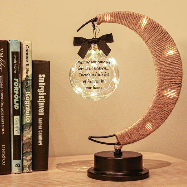Besoamo Memorial Moon Lamp Gifts, Sympathy Gifts for Loss of Mom Father Loved One, in Memory of Loved One Gifts, Loss of Mother Father Bereavement/Condolence/Memorial Gifts for Remembrance