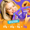 Shameless Snacks - Healthy Low Calorie Snacks, Low Carb Keto Gummies (Gluten Free) - 6 Pack OMG Peach