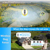 Htcuto Wireless Dog Fence System Electric Fence for Dogs 6000FT Shock Collar for Dogs Training Collar with Remote Waterproof Rechargeable Safe Pet Containment System Boundary for 1 Large Medium Dog