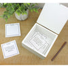 Lillian Rose Rustic Botanical Gratitude Box with 30 Note Cards, One Size, white, multi