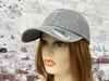 Hepandy Embroidered Three 3 Nails Cross Hat for Men, Christian Gifts for Women, Washed Gray Christ Jesus Hats Cotton Baseball Cap