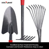 FLORA GUARD Garden Tool Set， 6 Piece Heavy Duty, Large Size Gardening Hand Tools, Sturdy & Durable, Classic Utility Gardening Gift for Men and Women