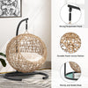 YITAHOME Cat Swing Bed with Stand & Cushion, Cat Egg Chair with Rattan Wicker Appearance, Indoor Hanging Swinging Cat Bed for Cats, Small Dogs, and Small Animals, Orange