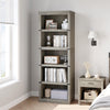 GarveeHome 5 Tier Farmhouse Bookcase, 67.4