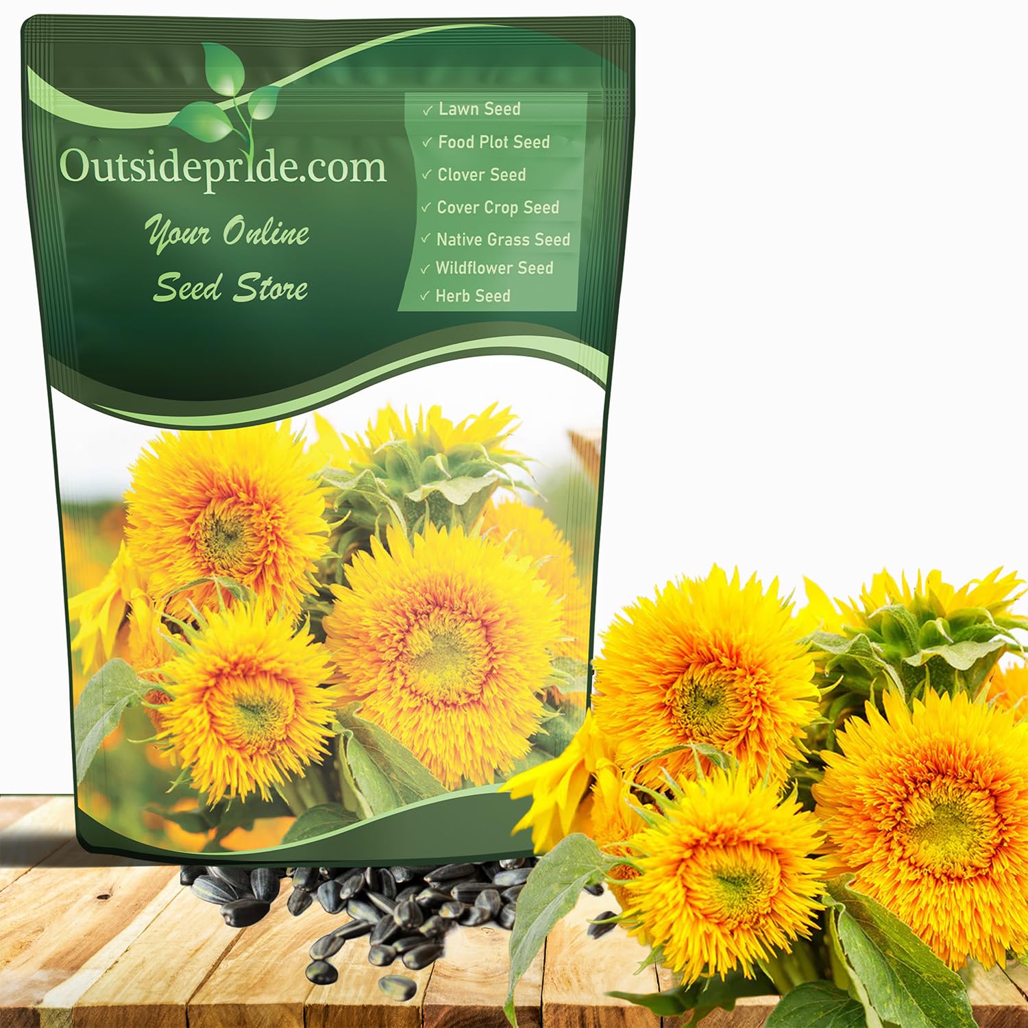 Outsidepride Dwarf Sungold Sunflower Seeds for Planting - 1 Lb. Annual, Easy to Grow Flower Seeds w/Vibrant, Abundant Blooms for Cut Flower Arrangements & Pollinator & Vegetable Gardens