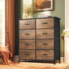 DWVO 8-Drawer Fabric Dresser, Furniture Storage Tower Cabinet, Organizer for Bedroom, Living Room, Hallway, Closet