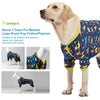 LovinPet Big Dog Pajamas for Large Dogs/Prehistoric Adventure Dinosaur Navy Print/Lightweight Stretchy Knit Pullover Dog Clothes/Large Dog Onesie, Pet Pajamas for Dogs, Pet PJ's/L