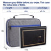 Faithful Hers Bible Covers for Men 2pcs Bible Case Set with Notebook Church Bag Bible Study Book Case with Handle Lightweight Zipper Tote Carrying Bags Christmas Gift