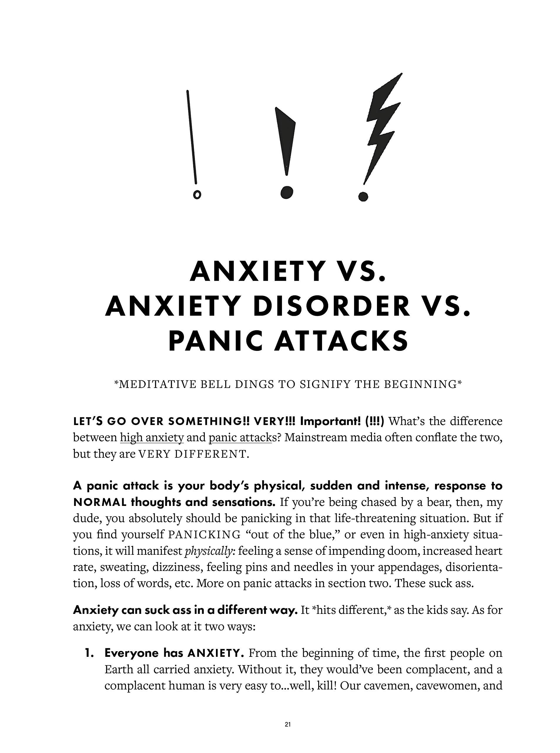 Don't F*cking Panic: The Shit They Don’t Tell You in Therapy About Anxiety Disorder, Panic Attacks, & Depression