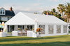 YITAHOME 20x30FT Party Tent Heavy Duty Wedding Event Shelters PVC Upgraded Galvanized Ripple Canopy with Large Roof Removable Sidewalls & 3 Storage Bags 600D Oxford Commercial, White