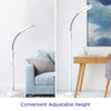 Verilux HappyLight Duo - 2-in-1 Light Therapy & Task Floor Lamp - UV-Free Full Spectrum LED, 10,000 LUX, Adjustable Brightness and Color, Flexible Gooseneck, and Adjustable Height