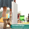 YITAHOME 6FT Folding Table, Outdoor Folding Table w/Heavy Duty HDPE Tabletop, Rectangle Folding Tables w/Portable Carrying Handle for Picnic, Parties, Camping & Indoor Activities, White