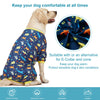 LovinPet Big Dog Pajamas for Large Dogs/Prehistoric Adventure Dinosaur Navy Print/Lightweight Stretchy Knit Pullover Dog Clothes/Large Dog Onesie, Pet Pajamas for Dogs, Pet PJ's/L