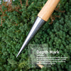 FLORA GUARD Hand Dibber Garden Tool, Seed Planter Tool with Wood Handle for Sowing Seed - 5