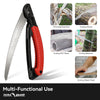 FLORA GUARD 10-Inch Folding Hand Saw, Heavy Duty Pruning Saw with Multi-Level Razer Teeth for Wood Cutting, Tree Trimming, Professional Camping Gardening Tools
