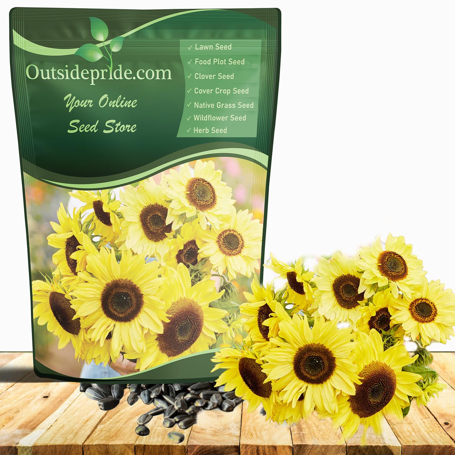 Outsidepride Lemon Queen Sunflower Seeds for Planting - 1/4 Lb. Annual, Easy to Grow Flower Seeds w/Vibrant, Abundant Blooms for Cut Flower Arrangements & Pollinator & Vegetable Gardens