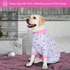 LovinPet Dog Pajamas, Large, Seafoam Unicorn Print, Stretchy, Post Surgery Recovery Suit for Pitbull, 65% Cotton, Breathable, Machine Washable, Pull On, Fantasy Style, Pajamas, Dog Shirt