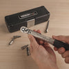 Venzo Bicycle Bike 1/4 Inch Driver - Torque Wrench Allen Key Tools Socket Set Kit 2-24Nm - Small Adjustable
