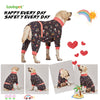 LovinPet Large Dog Pajamas, Post Surgery Onesie for Large Breed Dogs, Reflective Stripe, Breatheable Stretch Jersey Knit, Nighttime Print, Dog Jammies, Pet PJ's, Pet Pajamas for Dogs, 2XL