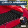 POWERLIX Camping Sleeping Pad 2 Pack, Foot Pump Sleeping Pad for Camping with Built in Pillow, Inflatable Camping Mat, Lightweight Compact Air Mattress Pad for Backpacking Hiking Travelling