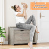 IDEALHOUSE Litter Box Enclosure with Top Opening with Cushion, Cat Litter Box Furniture Hidden, Litter Box Hidden, Cat House, Privacy Cat Litter Box Cabinet
