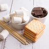 Zulay Kitchen Authentic Bamboo Marshmallow Smores Sticks - 40 Extra Long 30