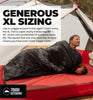 Tough Outdoors All Season Extra Large Sleeping Bag - Adult Sleeping Bag Camping & Backpacking - Cold, Warm Weather & Summer Sleeping Bag - Lightweight Waterproof Compact Sleep Bag w/Compression Sack