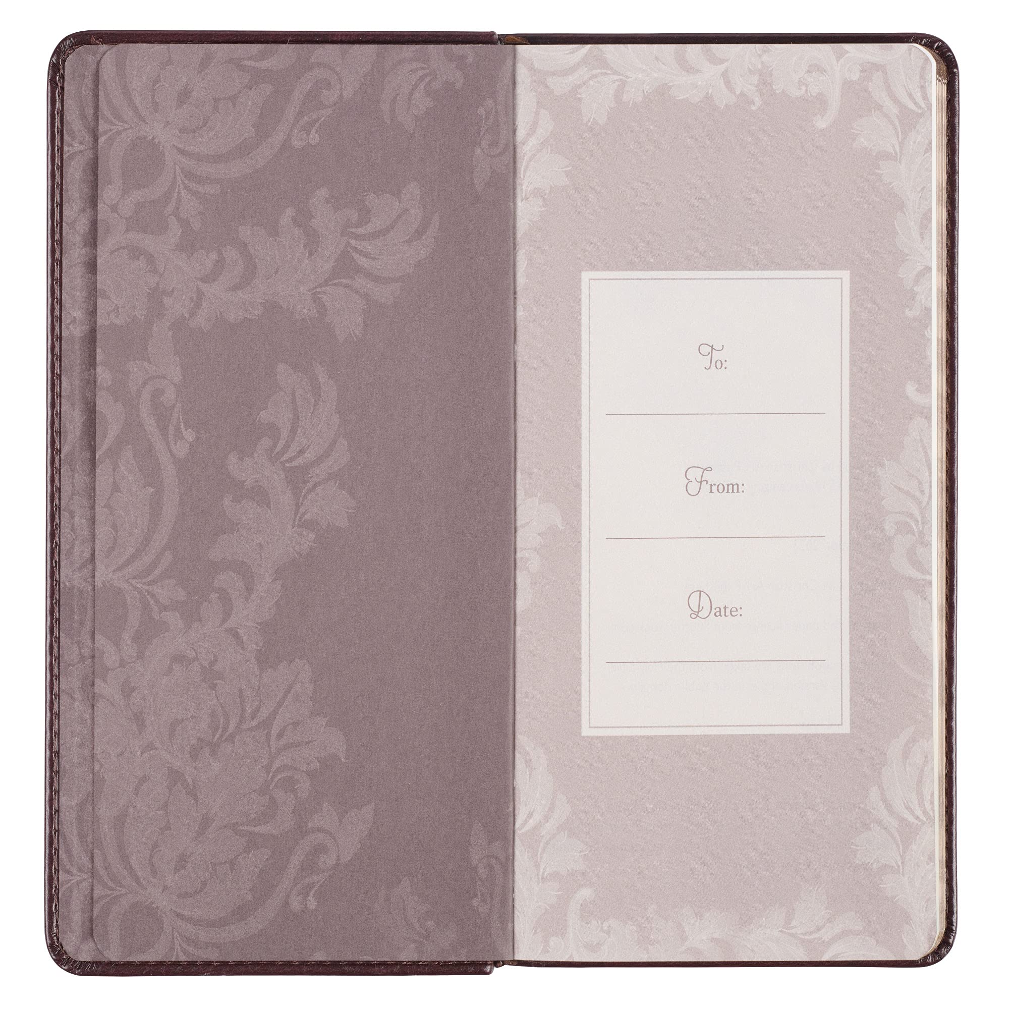 Promises to Strengthen Your Faith King James Version - Brown Faux Leather Gift Book