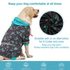 LovinPet Dog Pajamas, UV & Wound Care, Dog Anxiety Relief, Reflective Stripe, Butterflies and Rings Black Print, Post Surgery Pet PJ's, Large Breed Dog Onesie Pajamas, Large