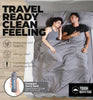 Tough Outdoors Sleeping Bag Liner - Adult Sleep Sack & Travel Sheets for Hotel - Travel Sleep Sack Backpacking & Camping - Sleeping Bag Liners - Hotel Bed Covering for Traveling