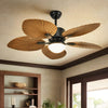 YITAHOME Tropical Ceiling Fan with Lights, 3 Ways Control, Dimmable 52 Inch Ceiling fan with Cleaner Duster, Smart Ceiling Fan Compatible with Alexa for Living Room, Dining Room