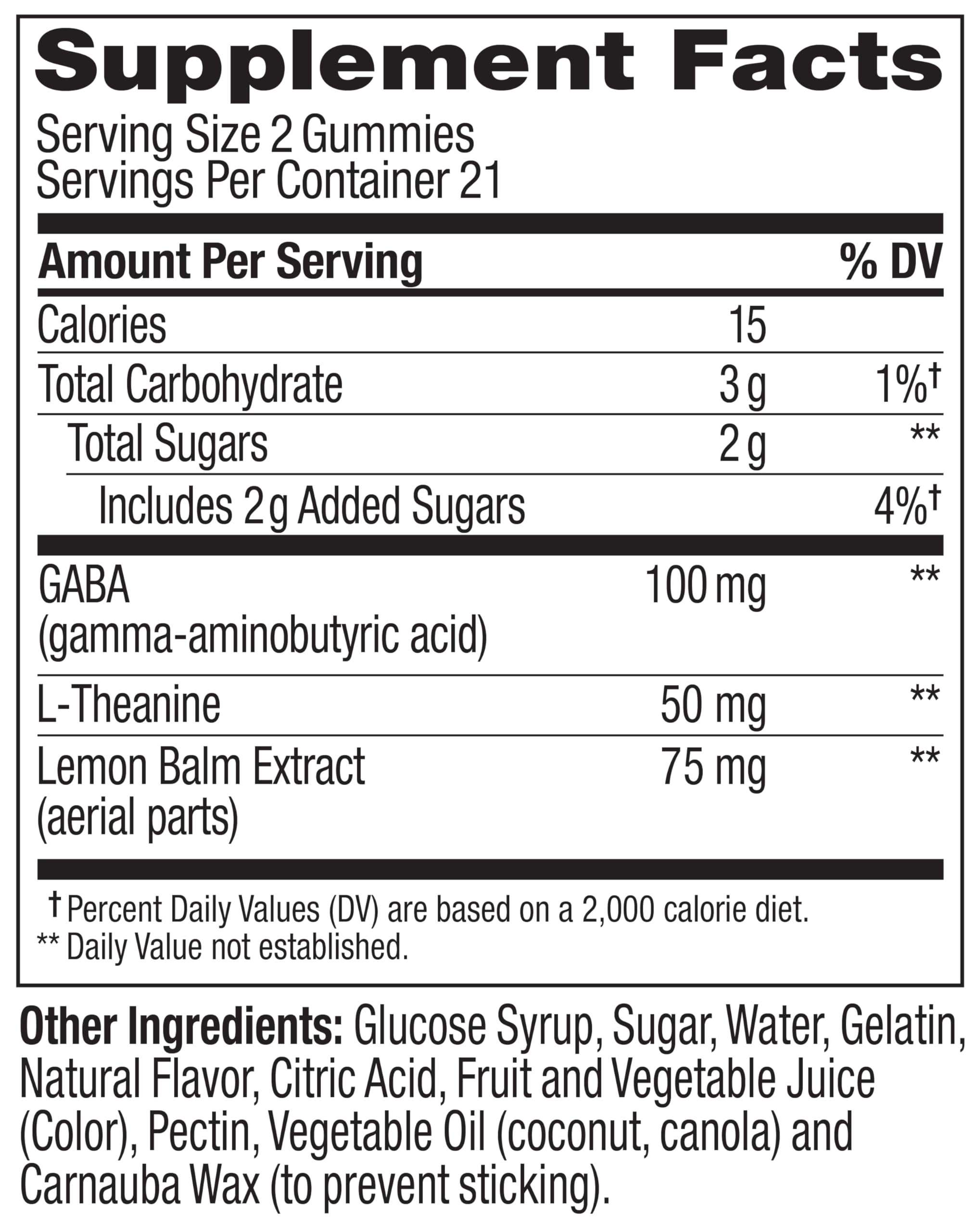 OLLY Goodbye Stress Gummy, GABA, L-Theanine, Lemon Balm, Stress Relief Supplement, Berry - 42 Count