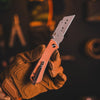 NUKNIVES U23 Kumpanter Folding Utility Knife - Versatile EDC Knife with Quick-Release Blade, Compact Foldable Pocket Utility Knives - Copper