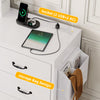 DWVO Farmhouse 7 Drawer Dresser for Bedroom, 59