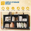 DWVO 5 Dresser for Bedroom, Fabric 5 Drawers, Chest of Drawers for Closet, Black Dresser & Chest of Drawers