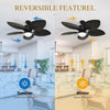 YITAHOME Tropical Ceiling Fan with Lights, 3 Ways Control, Dimmable 52 Inch Retro Ceiling fan with Cleaner Duster, Black Smart Ceiling Fan Compatible with Alexa for Living Room, Dining Room