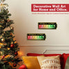 Acrylic Mood Door Sign for Creative Home Decor ，7 Emotion Expressions, Social Battery Door Sign，Decorative Wall Art for Home and Office. (Black)