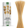 Zulay Kitchen Authentic Bamboo Marshmallow Smores Sticks - 40 Extra Long 30
