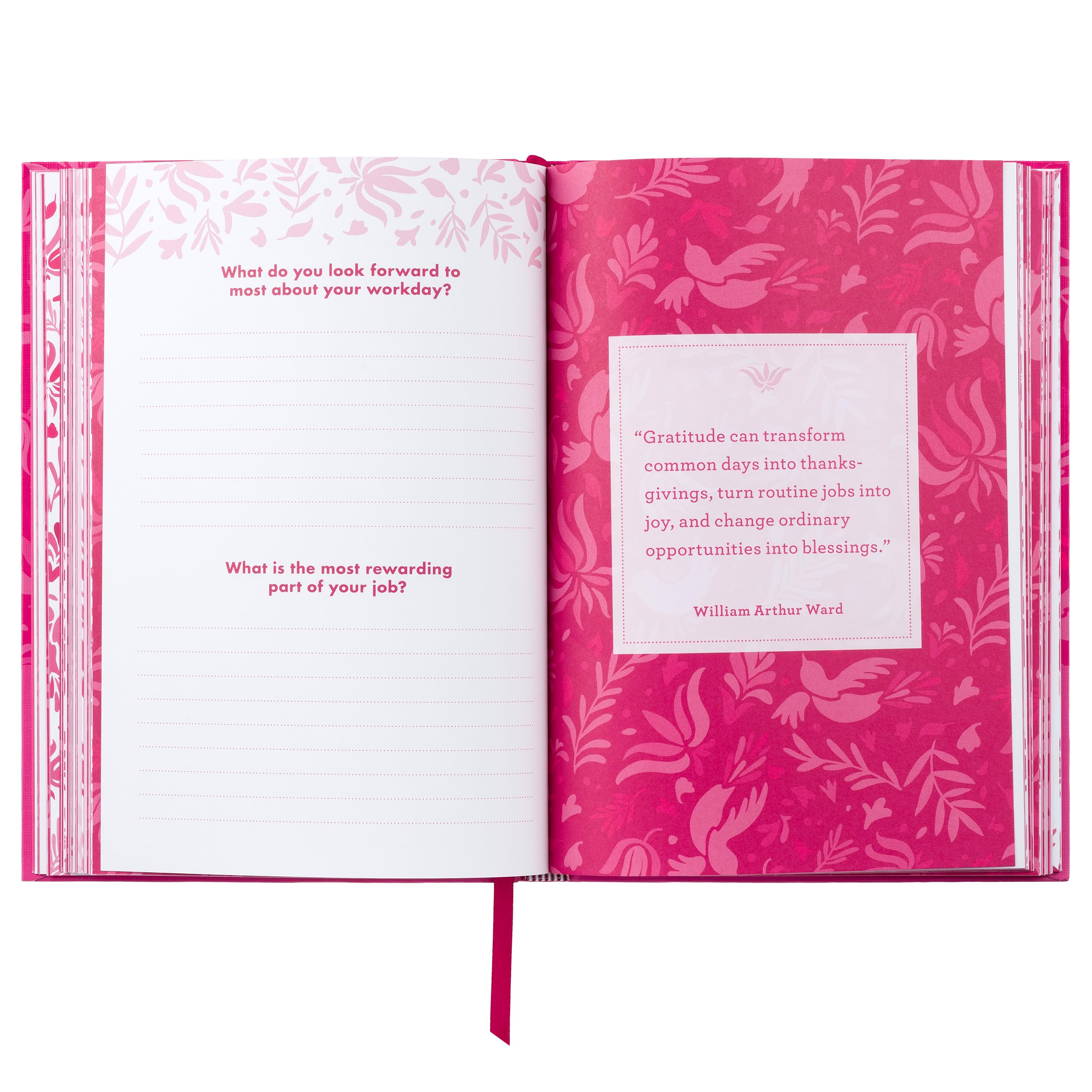TableTopics Gratitude Prompted Journal with Questions, Quotes, and Activities for Self-Care and Wellness, Being Grateful and More Positive, Self-Help Journal for Women in 2025