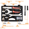 BIKEHAND 18 Piece Bike Bicycle Repair Tool Kit Set - Great Bike Maintenance Tools for Mountain & Road Bike -Bike Tools Set Complete with Torque Wrench