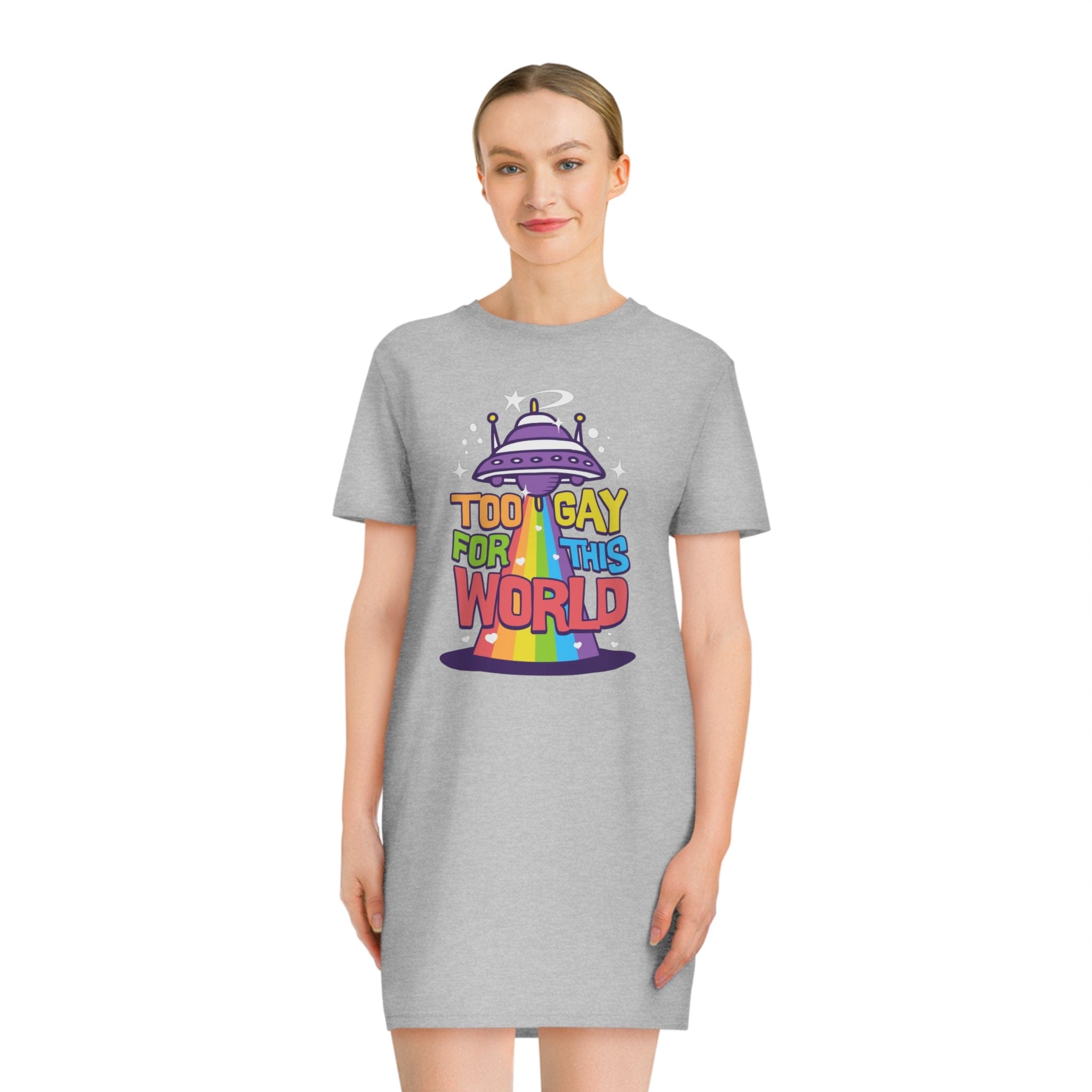Too Gay for this world - Spinner T-Shirt Dress