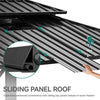 YITAHOME 12X20FT Hard Top Metal Gazebo Patios Double Roof Canopy Aluminum Frame Garden Gazebo Tent Curtains Netting for Patios Backyards Decks Lawns Gray