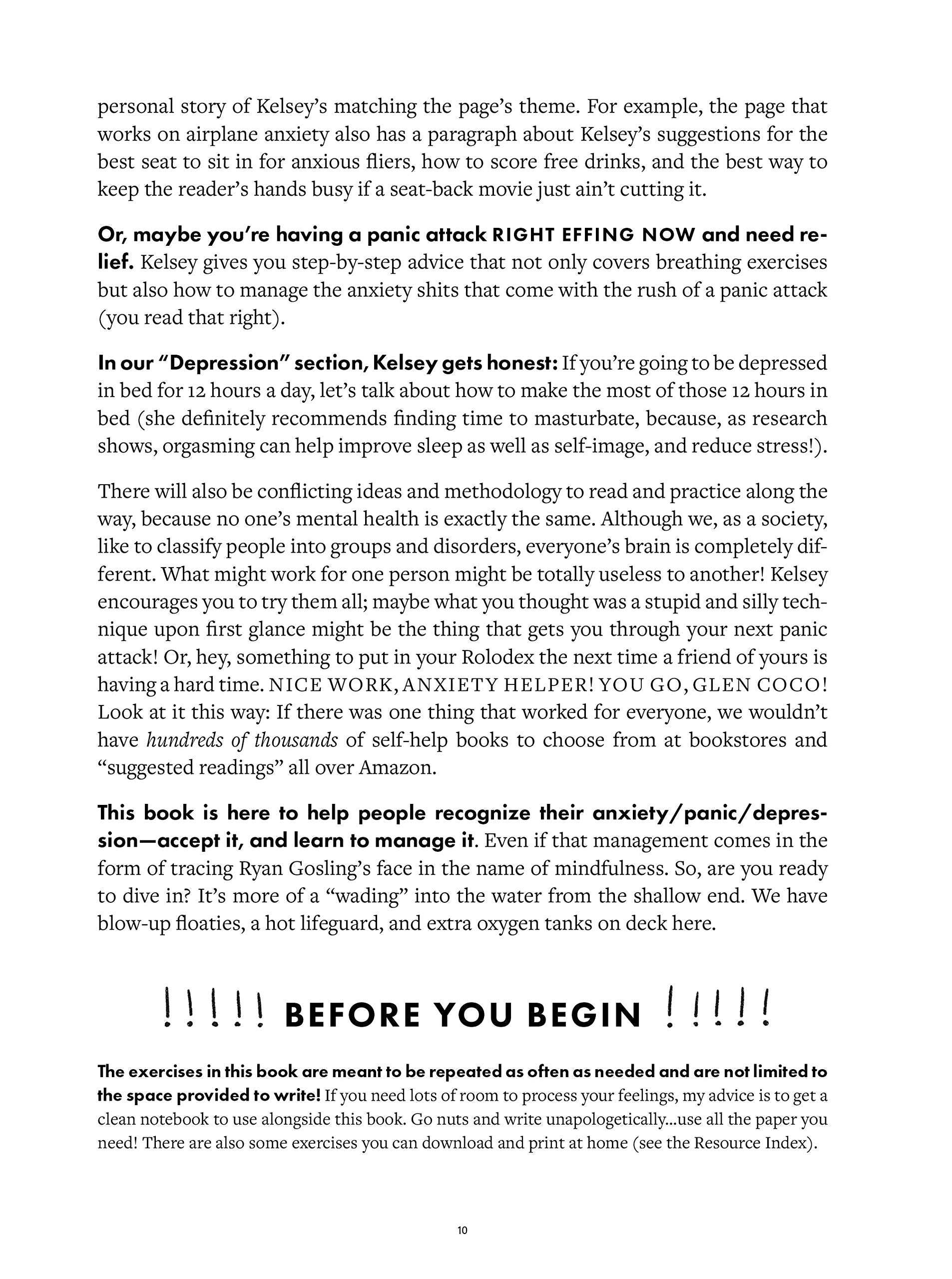 Don't F*cking Panic: The Shit They Don’t Tell You in Therapy About Anxiety Disorder, Panic Attacks, & Depression