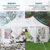 YITAHOME 29x21FT Party Tent Canopy Event Shelter Heavy Duty Wedding Upgraded Ripple Gazebo Large with Roof Removable Sidewalls Commercial