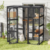 Catio Outdoor Cat Enclosure Window, Large Cat House for Cats, 62.8