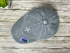 Hepandy Embroidered Three 3 Nails Cross Hat for Men, Christian Gifts for Women, Washed Gray Christ Jesus Hats Cotton Baseball Cap